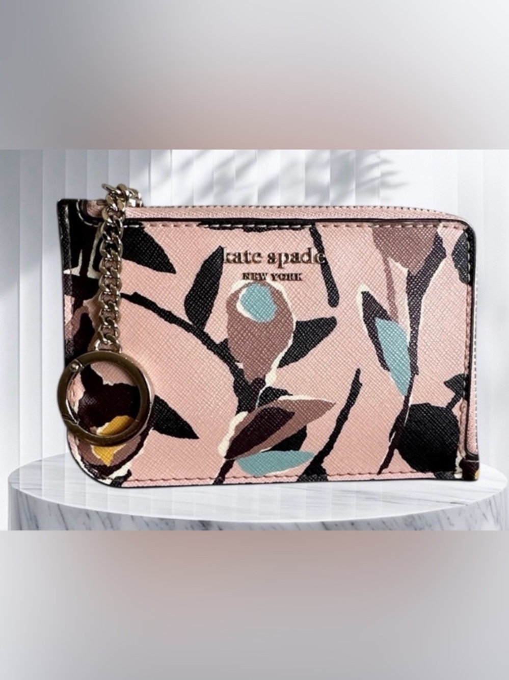Kate spade ♠️ Leather card holder L zip